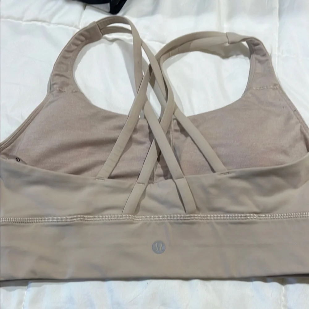 Women's Tan Sports Bra - Picture 2 of 3